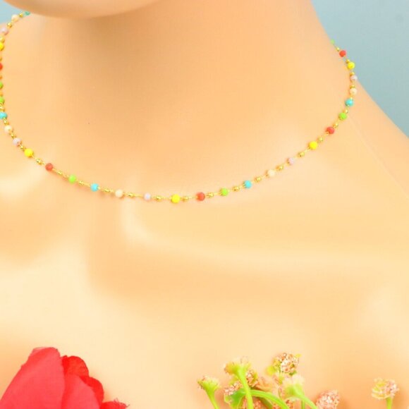 Delicate & Contemporary Necklace Chain, A Lovely Choice for Women, EVCH1528 - Picture 4 of 10